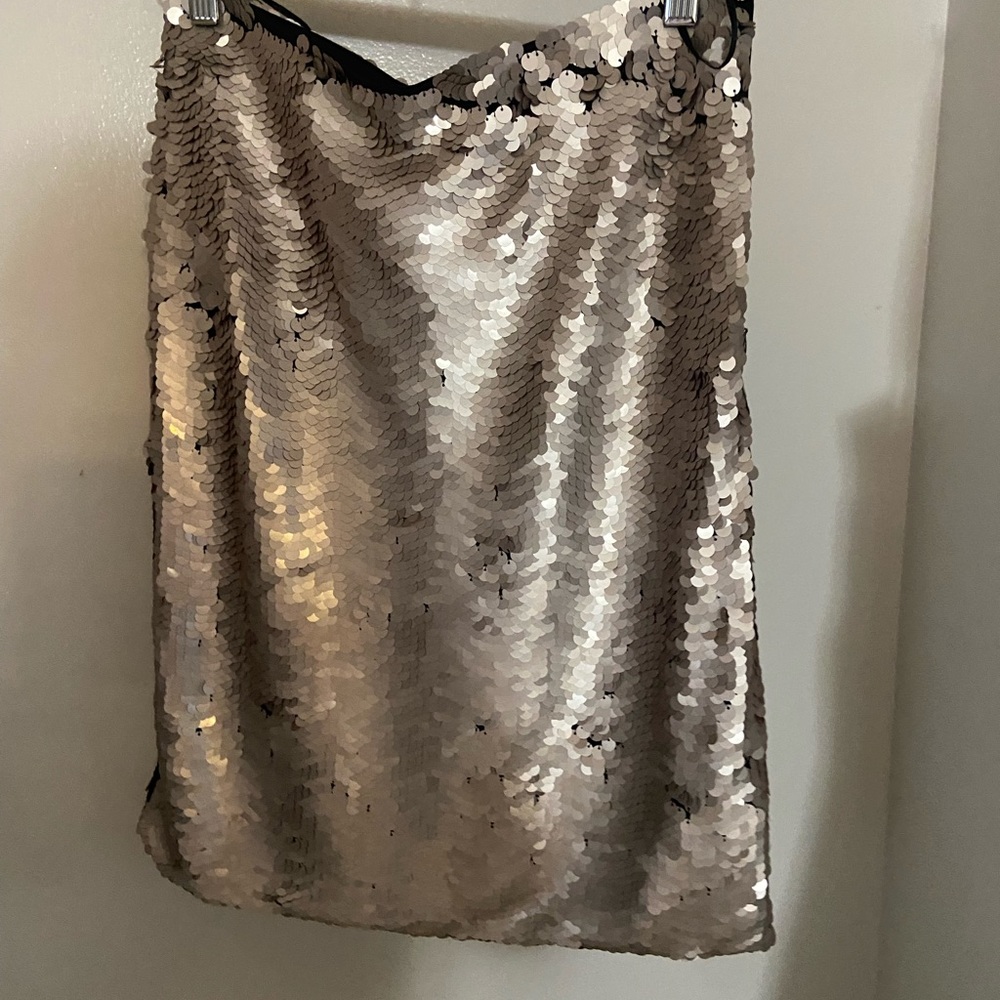 Zara paillette pencil skirt